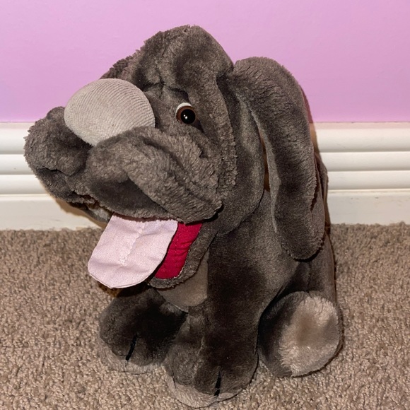 GANZ Toys Rare Vintage Wrinkles Mastiff Basset Hound Plush Stuffed